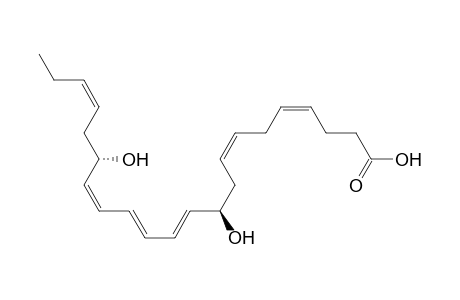 10R,17S-dihydroxy-docosa-4Z,7Z,11E,13E,15Z,19Z-hexaenoic acid