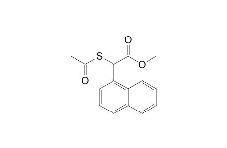Methyl (acetylthio)(1'-naphthyl)acetate