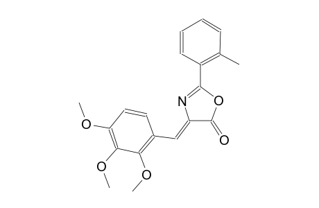 (4Z)-2-(2-methylphenyl)-4-(2,3,4-trimethoxybenzylidene)-1,3-oxazol-5(4H)-one