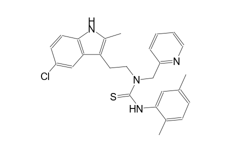 N-[2-(5-chloro-2-methyl-1H-indol-3-yl)ethyl]-N'-(2,5-dimethylphenyl)-N-(2-pyridinylmethyl)thiourea