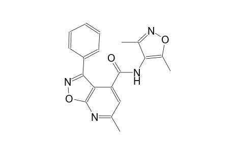 isoxazolo[5,4-b]pyridine-4-carboxamide, N-(3,5-dimethyl-4-isoxazolyl)-6-methyl-3-phenyl-