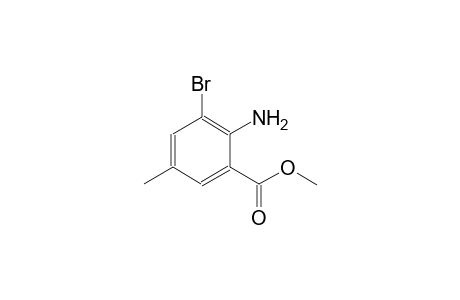 benzoic acid, 2-amino-3-bromo-5-methyl-, methyl ester