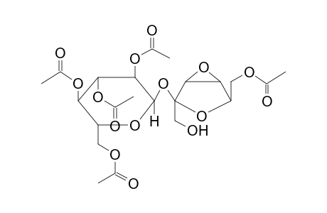 2,3,4,6-TETRA-O-ACETYL-ALPHA-D-GLUCOPYRANOSYL 6-O-ACETYL-3,4-ANHYDRO-BETA-D-LYXOHEXULOFURANOSIDE