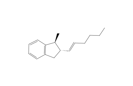trans-(1S,2S)-2-((E)-1-Hexenyl)-1-methyl-2,3-dihydro-1H-indene