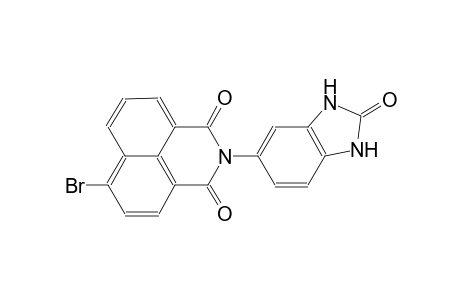 6-bromo-2-(2-oxo-2,3-dihydro-1H-benzimidazol-5-yl)-1H-benzo[de]isoquinoline-1,3(2H)-dione