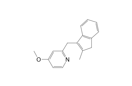 4-methoxy-2-[(2-methyl-3H-inden-1-yl)methyl]pyridine