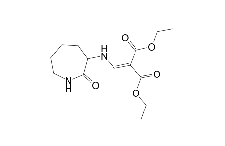{[(hexahydro-2-oxo-1H-azepin-3-yl)amino]methylene}malonic acid, diethyl ester