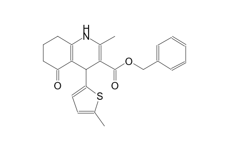 3-quinolinecarboxylic acid, 1,4,5,6,7,8-hexahydro-2-methyl-4-(5-methyl-2-thienyl)-5-oxo-, phenylmethyl ester