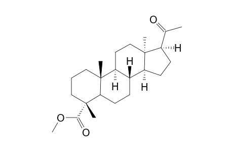 4.alpha.-Methoxycarbonyl-4.beta.-methyl-5.alpha.-pregnan-20-one (13.alpha.) isomer