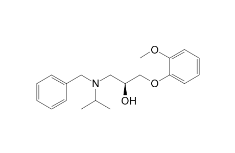 (S)-3-[N-Benzyl-N-isopropylamino]-1-(2-methoxyphenoxy)propan-2-ol