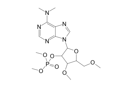 2'-Adenylic acid, N,N-dimethyl-3',5'-di-O-methyl-, dimethyl ester