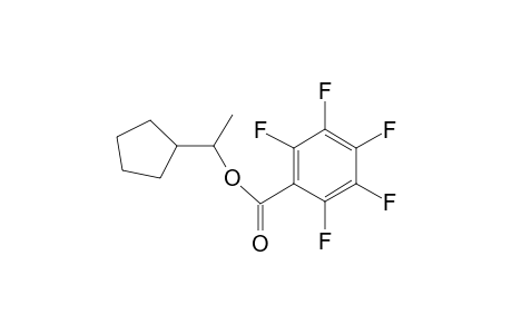 1-Cyclopentylethyl 2,3,4,5,6-pentafluorobenzoate