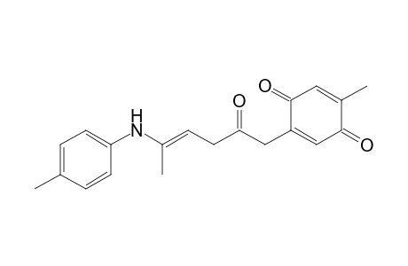 5-Methyl-2-[5'-(N-(p-methylphenyl)amino)-2'-oxo-4'-hexenyl]-2,5-cyclohexadiene-1,4-dione