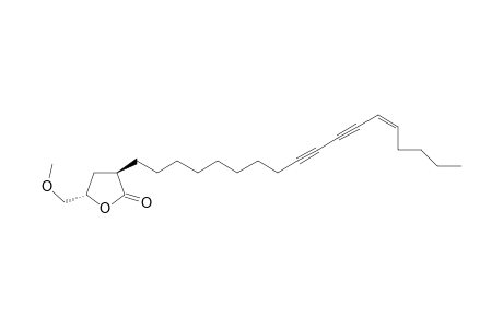(3R,5S)-5-(methoxymethyl)-3-((Z)-octadeca-13-en-9,11-diyn-1-yl)dihydrofuran-2(3H)-one