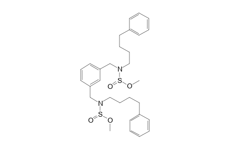 N,N'-Bis-(4-phenylbutyl)-N,N'-m-xylen-dimethanesulfonic acidamide