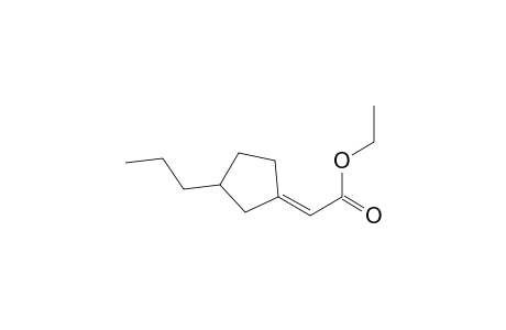 Ethyl (E)-(3-propylcyclopentylidene)acetate