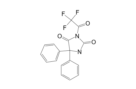 5,5-Diphenylhydantoin, 3-trifluoroacetyl-