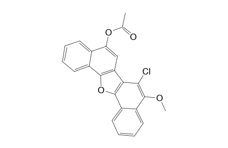 7-Chloro-8-methoxydinaphtho[1,2-b:2,1-d]furan-5-yl acetate