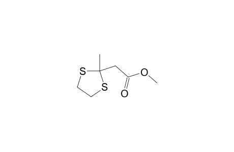 1,3-Dithiolane-2-acetic acid, 2-methyl-, methyl ester