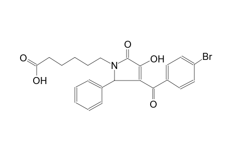 1H-pyrrole-1-hexanoic acid, 3-(4-bromobenzoyl)-2,5-dihydro-4-hydroxy-5-oxo-2-phenyl-