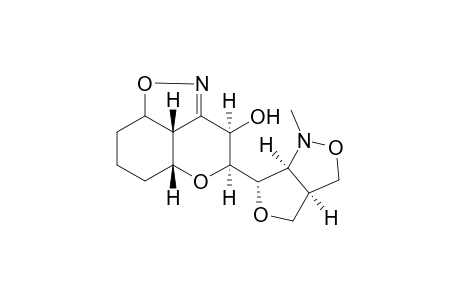 (3R,4S,5aR,8bR)(1S,5R,8S)-3-Hydroxy-2-(2-methyl-2-aza-3,7-dioxabicyclo[3.3.0]octyl)-2,3,5a,5b-tetrahydro[1,2]oxazolo[de]pyranocyclohexane