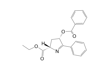 cis-Ethyl 2-phenyl-3-benzoyl-1-pyrrolidine-5-carboxylate
