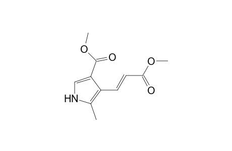 1H-Pyrrole-3-carboxylic acid, 4-(3-methoxy-3-oxo-1-propenyl)-5-methyl-, methyl ester, (E)-