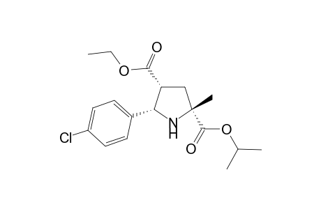 (2R,4R,5S)-5-(4-chlorophenyl)-2-methyl-pyrrolidine-2,4-dicarboxylic acid O4-ethyl ester O2-isopropyl ester