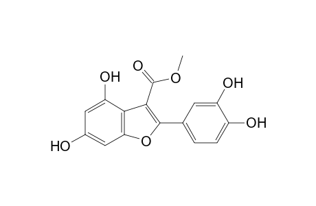 Oryzafuran[2-(3,4-Dihydroxyphenyl)-4,6-dihydroxybenzofuran-3-carboxylic acid methyl ester