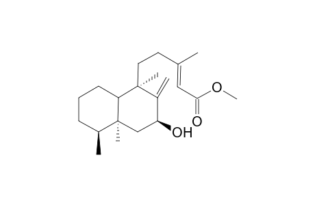 7.beta.-Hydroxy-cleroda-8(170,13(E)-dien-15-oic Acid - Methyl Ester