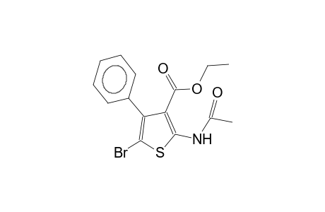 2-acetamido-3-ethoxycarbonyl-4-phenyl-5-bromothiophene