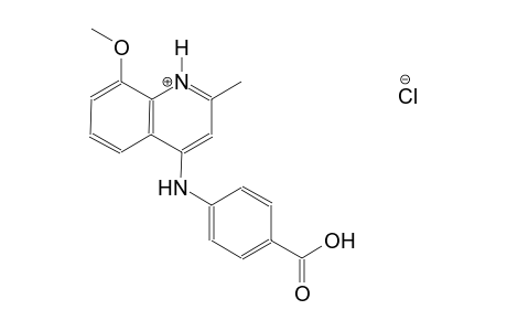 4-(4-carboxyanilino)-8-methoxy-2-methylquinolinium chloride
