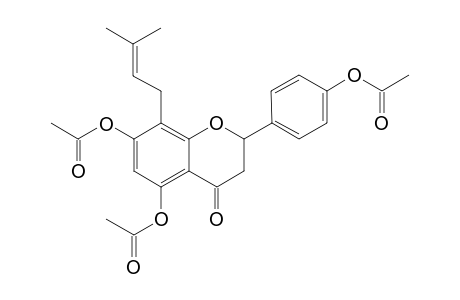 5,7,4'-O,O,O-triacetoxy-8-prenylnaringenin