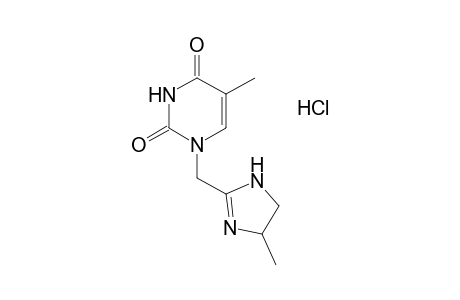 1-[(4',5'-Dihydro-4'-methyl-1H-imidazol-2'-yl)methyl]-thymine - hydrochloride