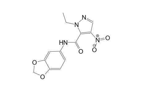 N-(1,3-benzodioxol-5-yl)-1-ethyl-4-nitro-1H-pyrazole-5-carboxamide