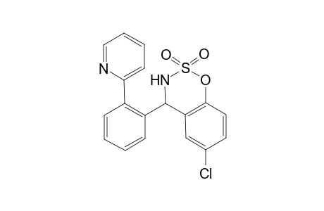 6-Chloro-4-[2-(pyridin-2-yl)phenyl]-3,4-dihydrobenzo[e][1,2,3]oxathiazine 2,2-dioxide