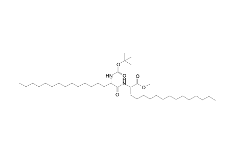 Methyl (2S)-2-[(2S)-2-tert-Butoxycarbonylaminohexadecanoylamino]hexadecanoate