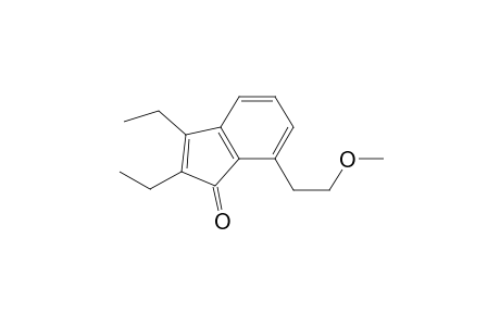 2,3-Diethyl-7-(2-methoxyethyl)indenone