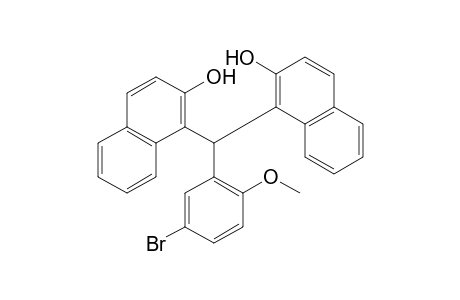 1,1'-(5-bromo-2-methoxybenzylidene)di-2-naphthol