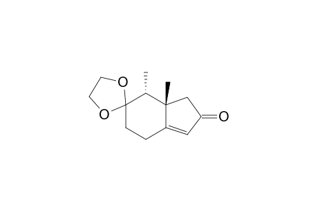 (1.beta.,2.alpha.)-3,3-(Ethylenedioxy)-1,2-dimethylbicyclo[4.3.0]non-6-en-8-one
