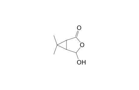 2-Hydroxy-6,6-dimethyl-3-oxabicyclo[3.1.0]hexan-4-one