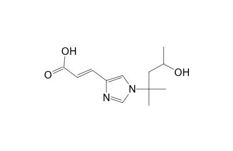 (E)-3-[1-(2-methyl-4-oxidanyl-pentan-2-yl)imidazol-4-yl]prop-2-enoic acid
