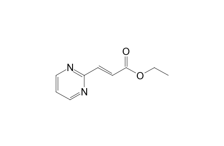 (E)-3-(2-pyrimidinyl)-2-propenoic acid ethyl ester