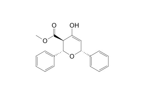 (2S,3R,6R)-4-Hydroxy-2,6-diphenyl-3,6-dihydro-2H-pyran-3-carboxylic acid methyl ester