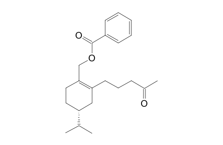 [(4'R)-4'-Isopropyl-2-(4''-oxobutyl)cyclohex-1'-en-1'-yl]methyl benzoate