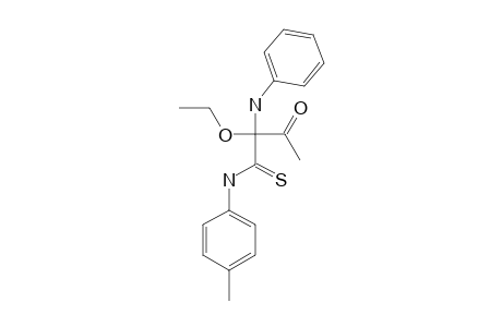 2-(ETHOXY-PHENYL-AMINO)-3-OXO-N-(4-METHYLPHENYL)-THIOBUTYRAMIDE;CONFORMER-A