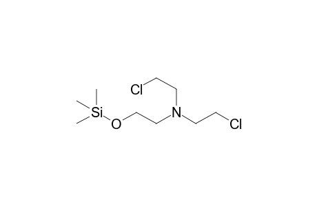 2-chloro-N-(2-chloroethyl)-N-(2-(trimethylsilyloxy)ethyl)ethanamine