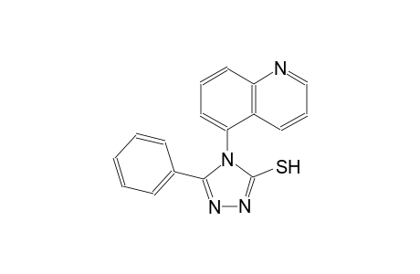 4H-1,2,4-triazole-3-thiol, 5-phenyl-4-(5-quinolinyl)-