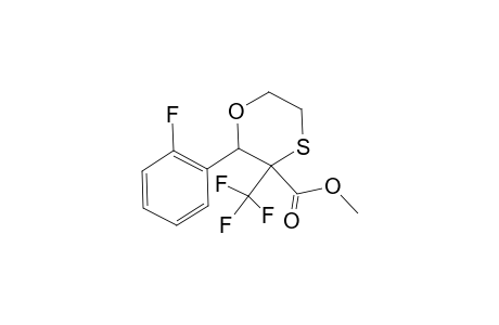 2-(2-Fluorophenyl)-3-trifluoromethyl-1,4-oxathiinane-3-carboxylic acid methyl ester