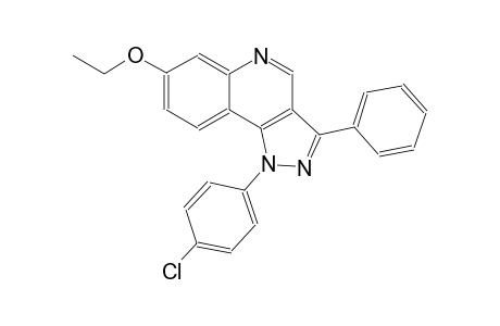 1-(4-chlorophenyl)-7-ethoxy-3-phenyl-1H-pyrazolo[4,3-c]quinoline